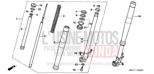 GABEL, VORNE FMX6506 de 2006